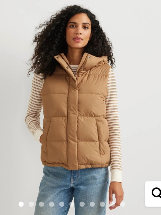 Eddie Bauer Jackets & Blazers - Eddie Bauer Ketchum Short 650 Down Hooded Vest camel tan NEW NWT XXL